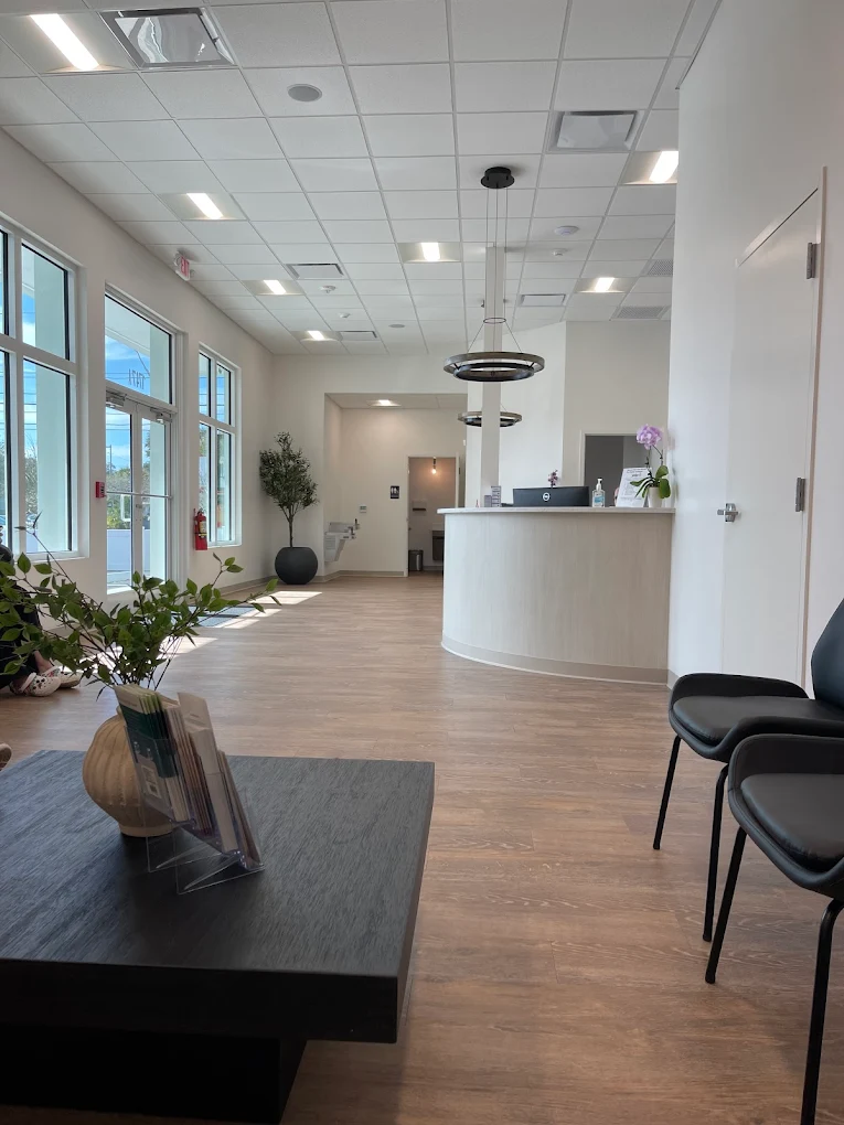 Pristine interior architectural layout of St. Pete family practice dental clinic